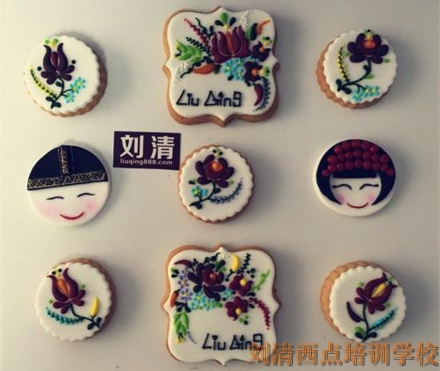 刘清蛋糕烘焙学校饼干居然可以美成这样，后悔知道得太晚了！